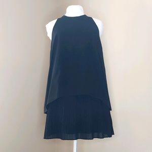 Paper Crane/Anthropologie, pleated dress. BLK